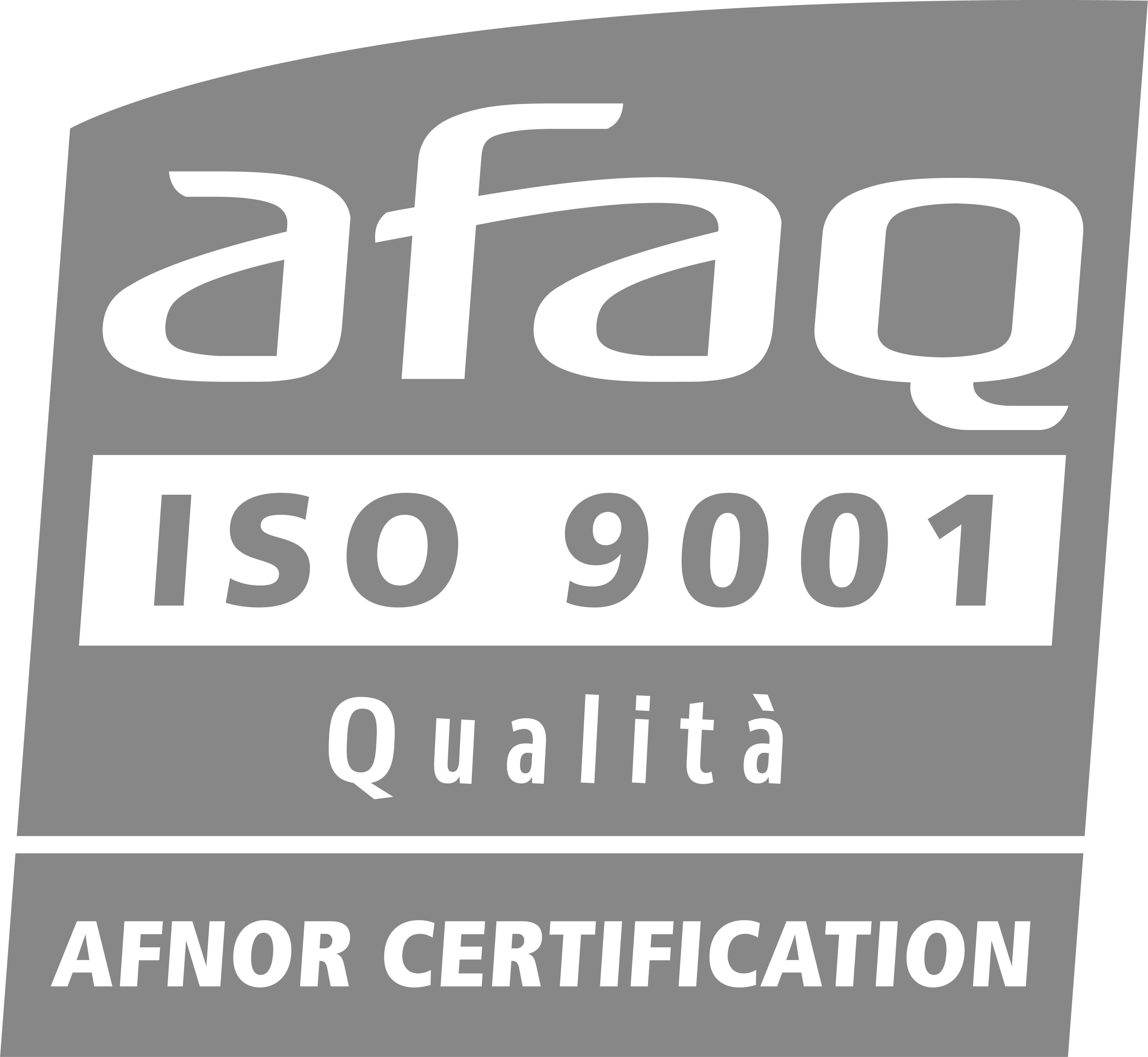 Logo Afnor ISO 9001:2015 Hedron srl