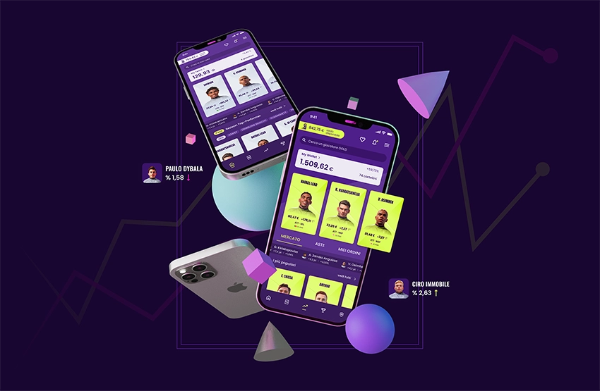 hedron design finance sport trading myse mobile app ui mockup