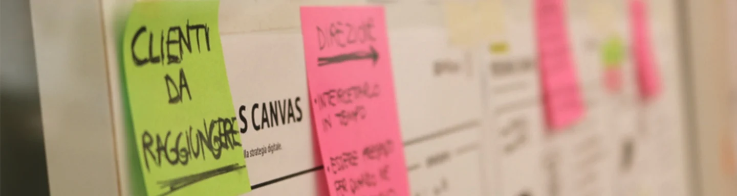 hedron ubi banca user research post-it