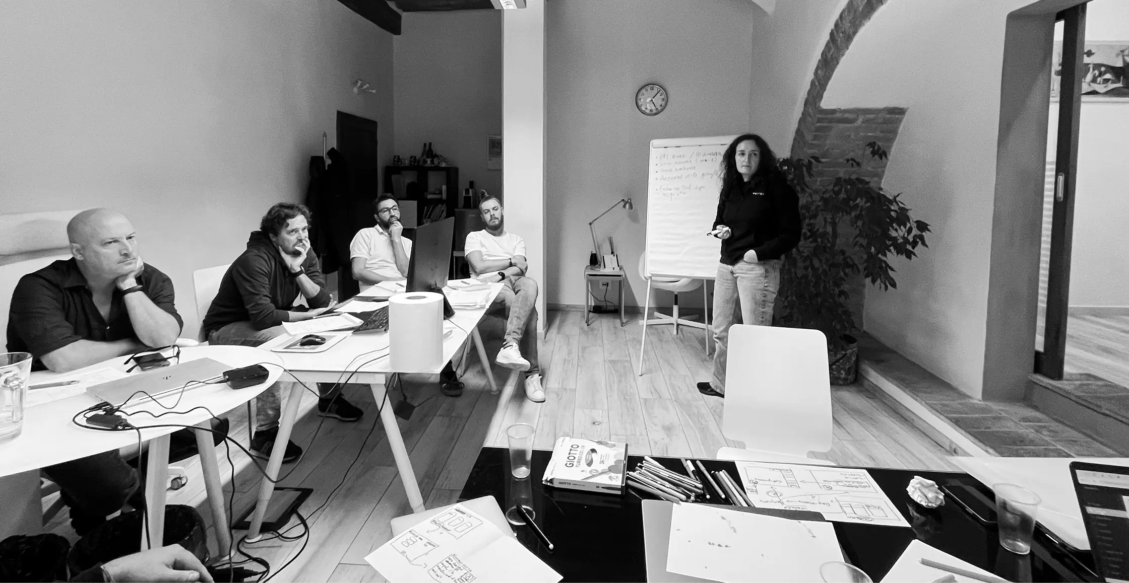 Momento di workshop con il team Hedron e Verifico